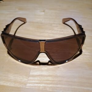 Michael Kors Empire Shield Brown Sunglasses